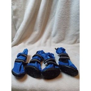 PETRICH Dog Boots Waterproof Dog Shoes Outdoor with Reflective Trim Rugged Small